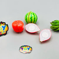 17Pcs Pretend Play Vegetable & Fruit Cutting Set