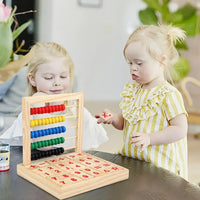 Wooden Abacus Study Calculation Blocks