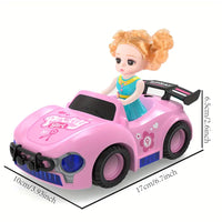 Battery Operated Pretty Girl Spray Roadster Car