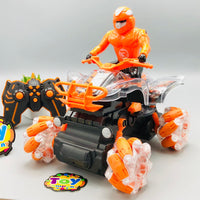 Thumbnail for 2.4GHz RC Stuntman Quad Spray Bike