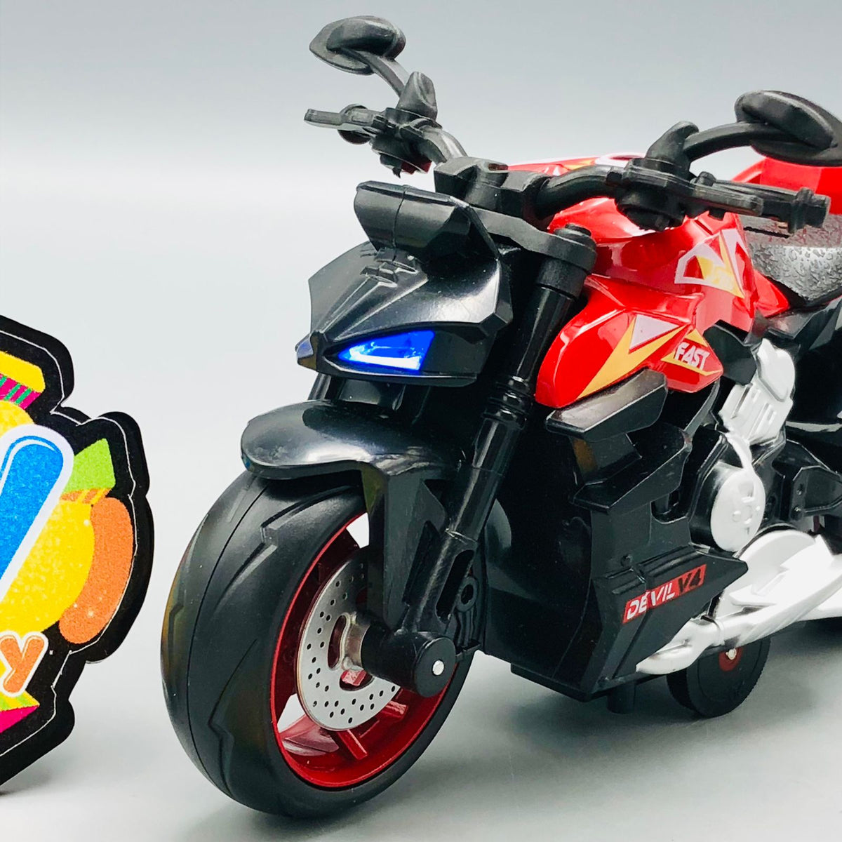 1:12 Diecast Storm Riders Racing Model Bike