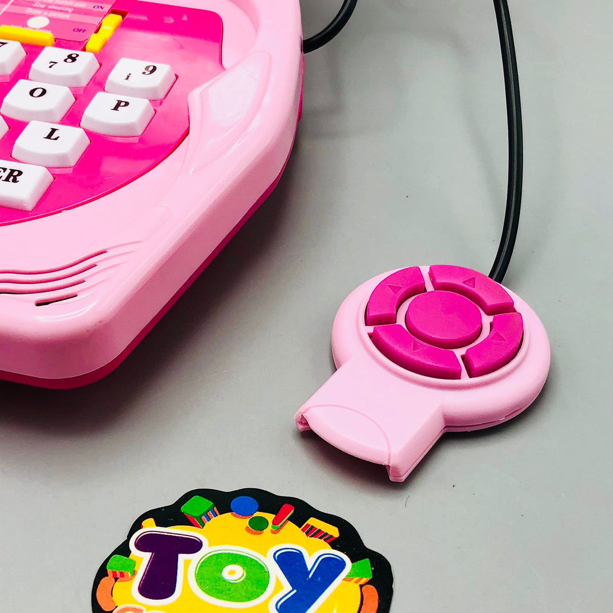 20 Activities Kids Intellectual Mouse Control Laptop - Pink