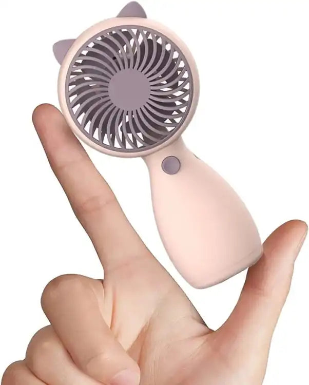 5* Inches Rechargeable Handheld Mini Cooling Fan