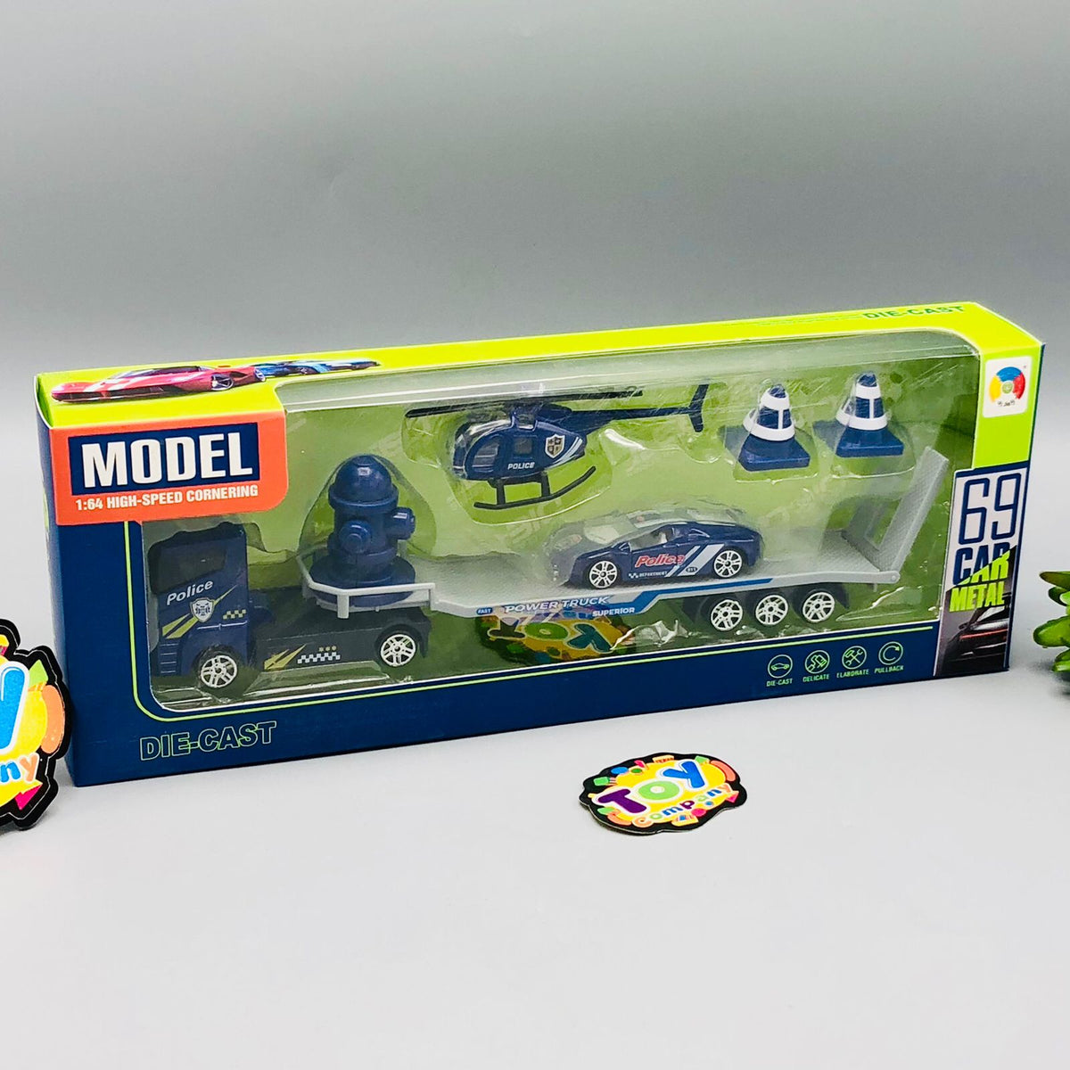 1:64 Diecast Police Department Vehicles Set