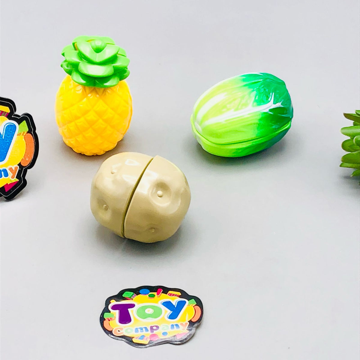 17Pcs Pretend Play Vegetable & Fruit Cutting Set