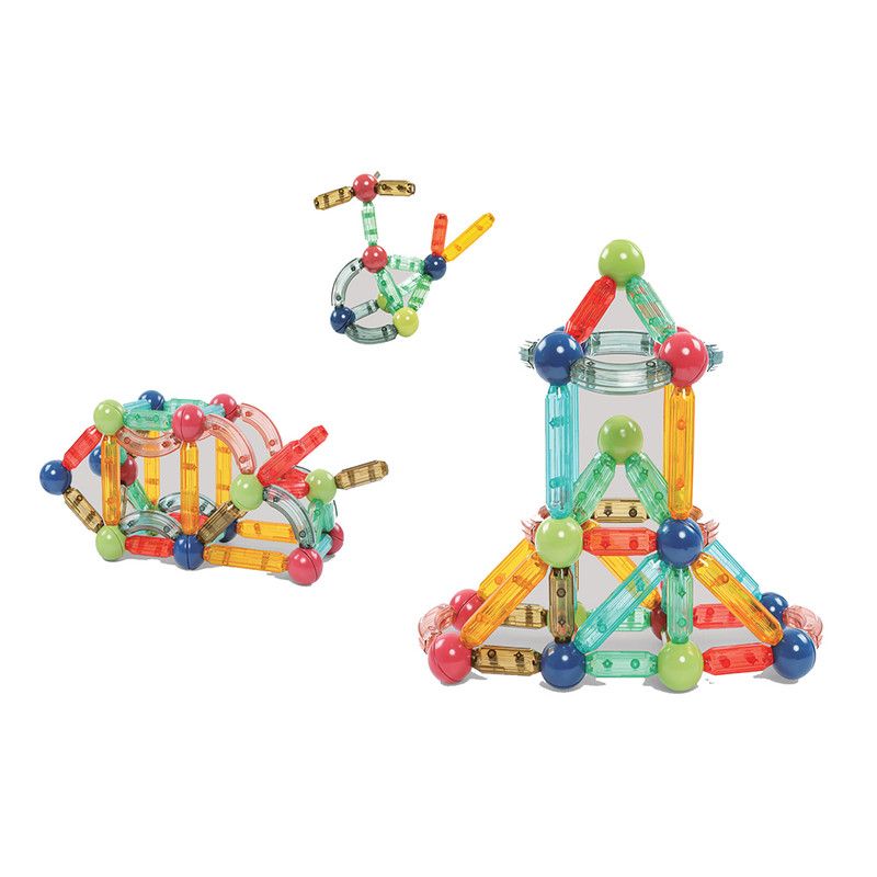 60 Pcs Magnetic Ball & Rod Sticks Building Blocks
