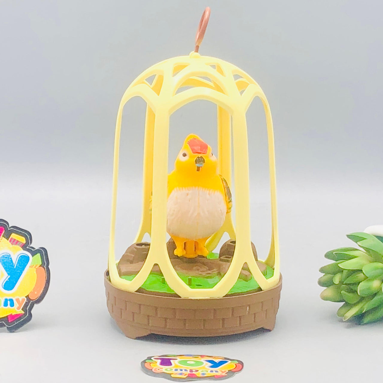 Kids Voice Interaction Musical Bird Cage With Lights