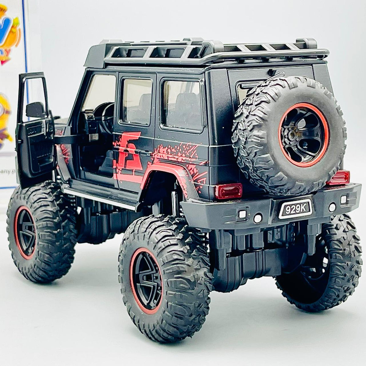Diecast 1:24 Big Wheels Model Jeep