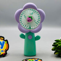 Rechargeable Mini Flower Themed Cooling Fan