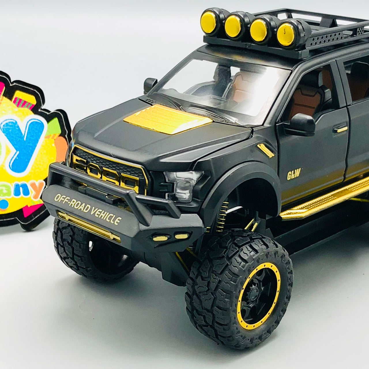 1:24 Diecast Ford Raptor Off-Road Pickup Truck