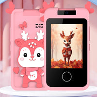 Kids Deer Rotatable Lens Digital Touch Phone