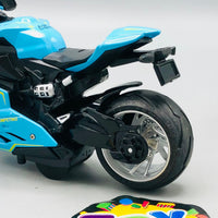 1:12 Diecast Pullback Danger Model Bike - 1Pc