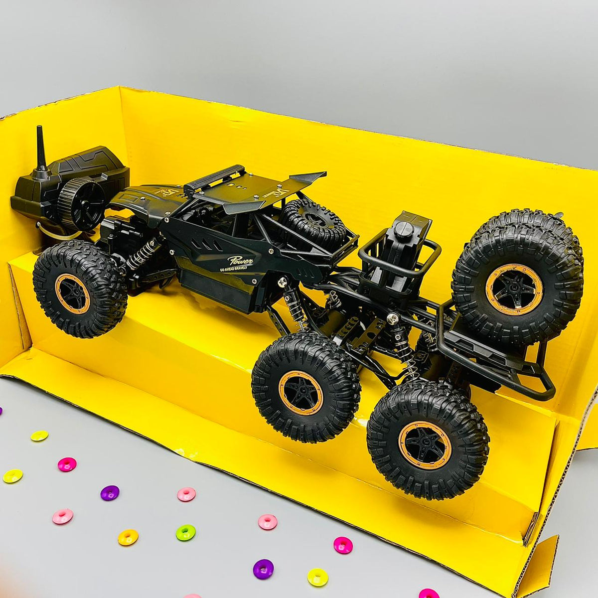 2.4 GHZ RC Metal Body Rock Crawler - 1:10 Scale