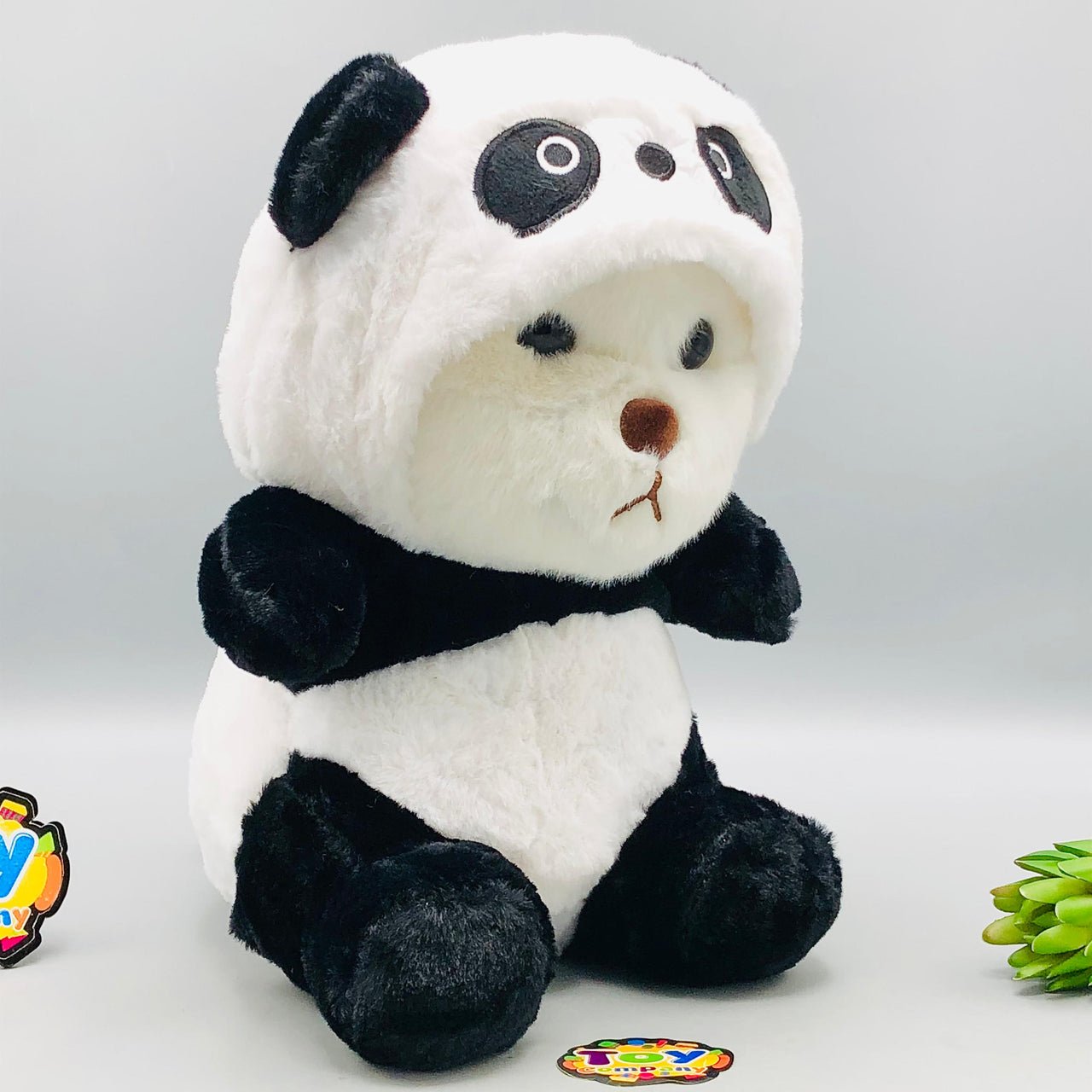 12* Inches Premium 2in1 Hoodie Panda Bear Stuff Toy