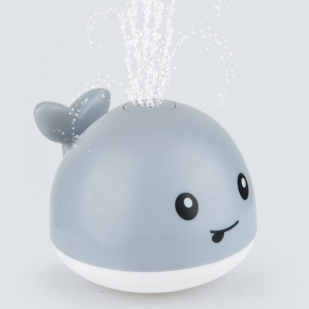 Mini Induction Whale Fountain Bath Toy With Light