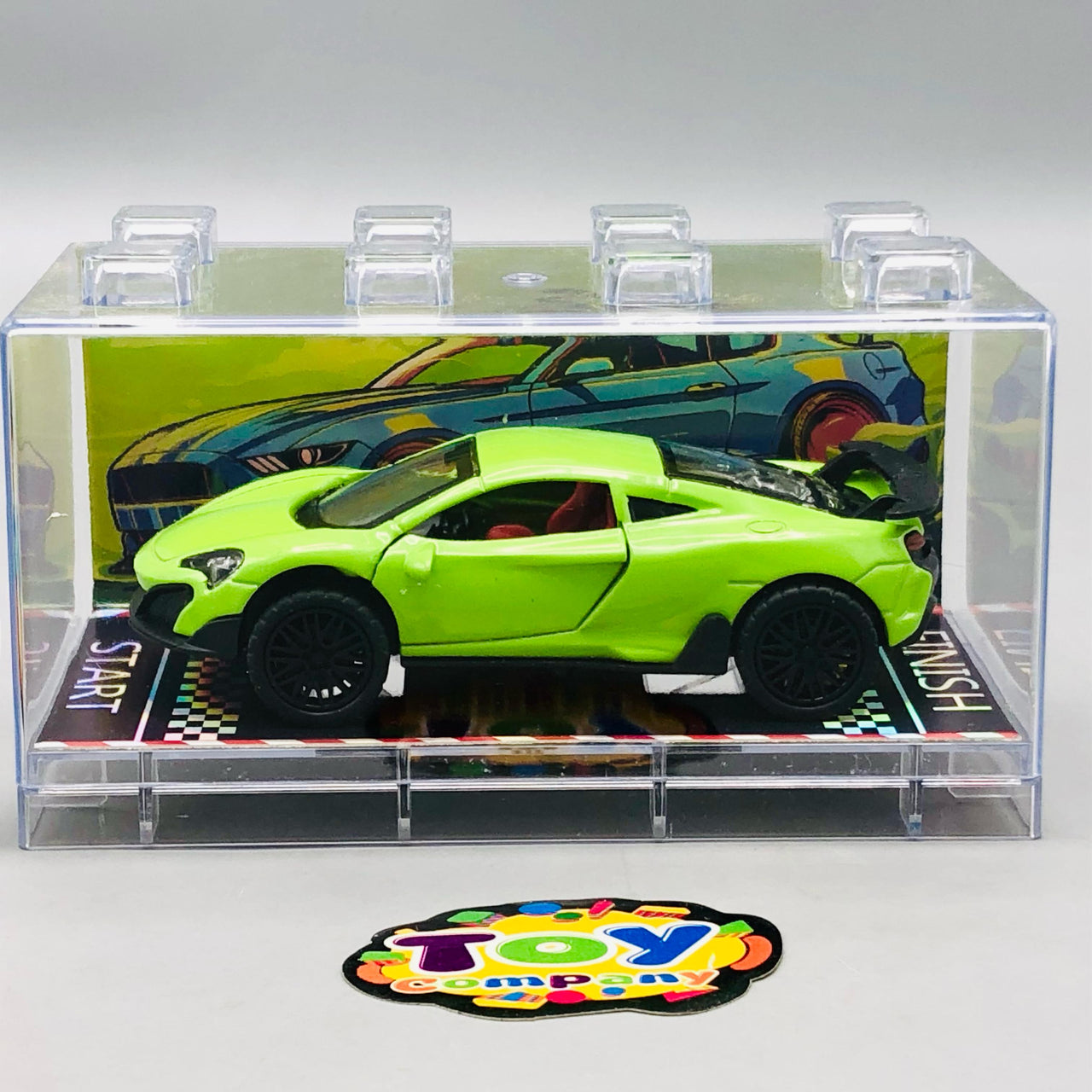1:64 Diecast McLaren With Acrylic Display Box - Green