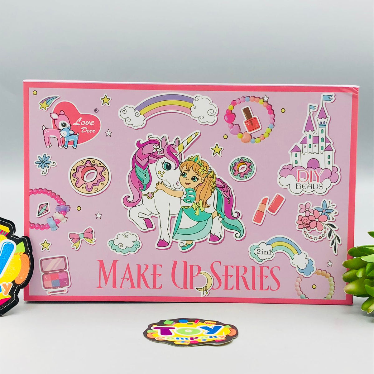2in1 Realistic Princess Makeup & DIY Beads Kit