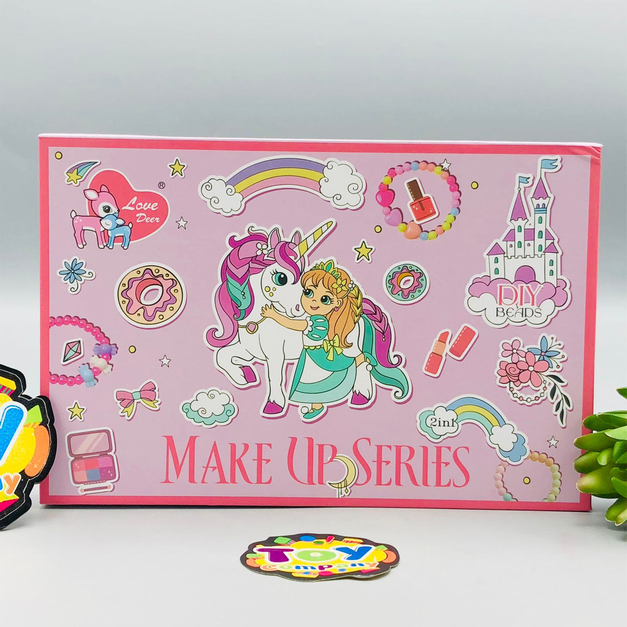 2in1 Realistic Princess Makeup & DIY Beads Kit