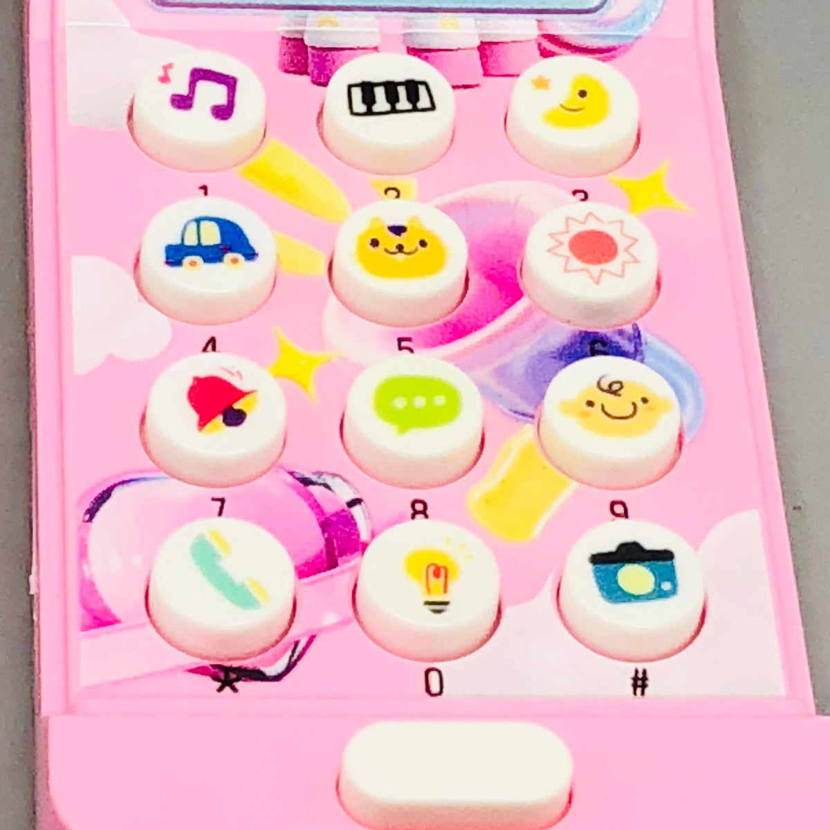 1Pc Kids Unicorn Musical Mobile Phone