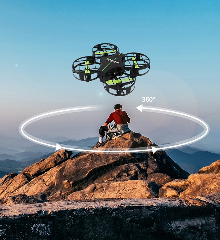 RC Mini 6-Axis LED Lights Rotating Drone