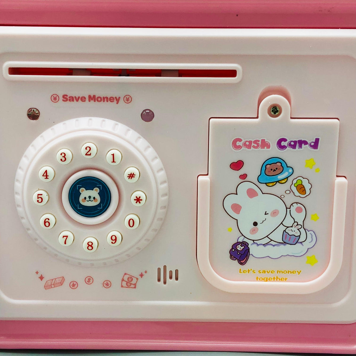 Kids Password & Face Recognition ATM Machine - Pink