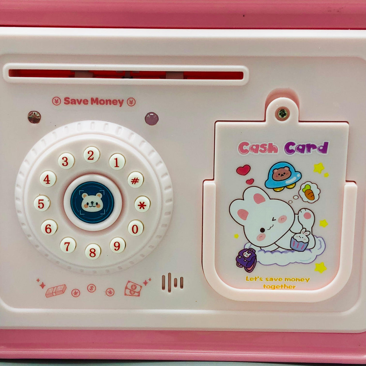 Kids Password & Face Recognition ATM Machine - Pink
