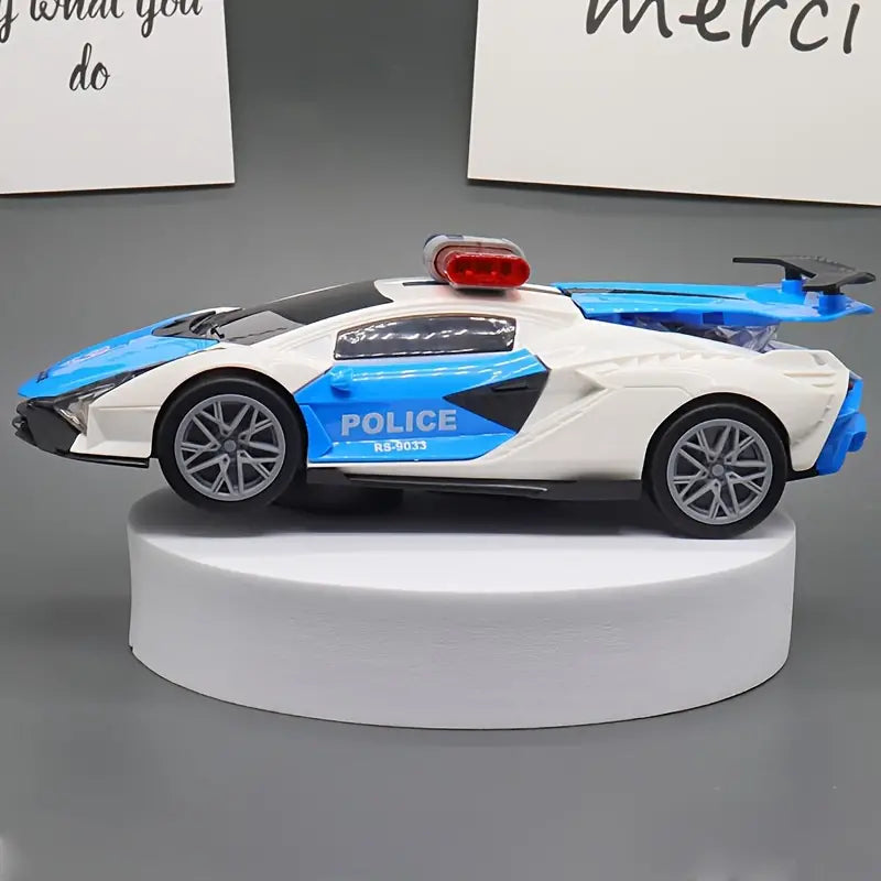 Electric Police Light & Sound Car