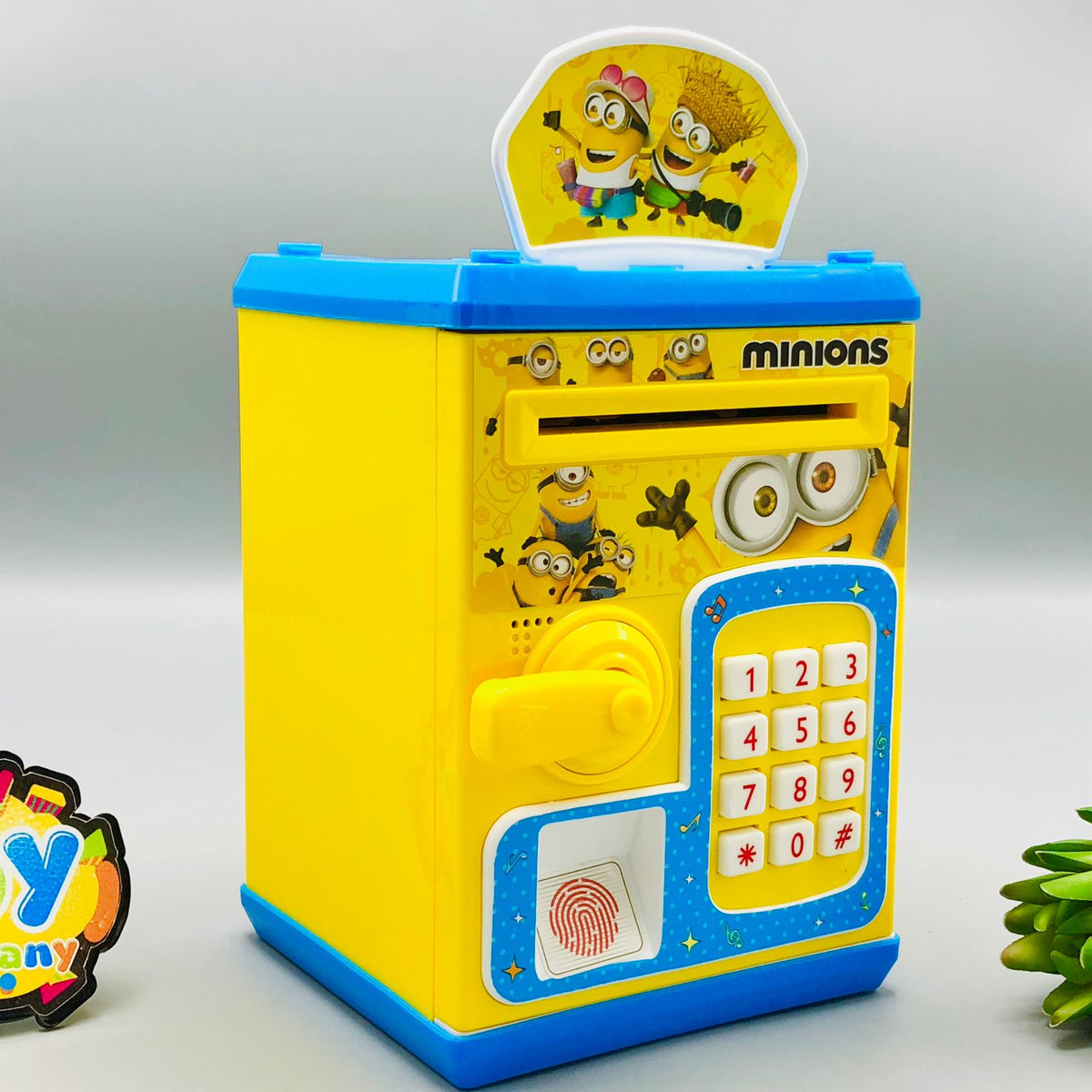 Minions Fingerprint Piggy Bank With Light & Sound