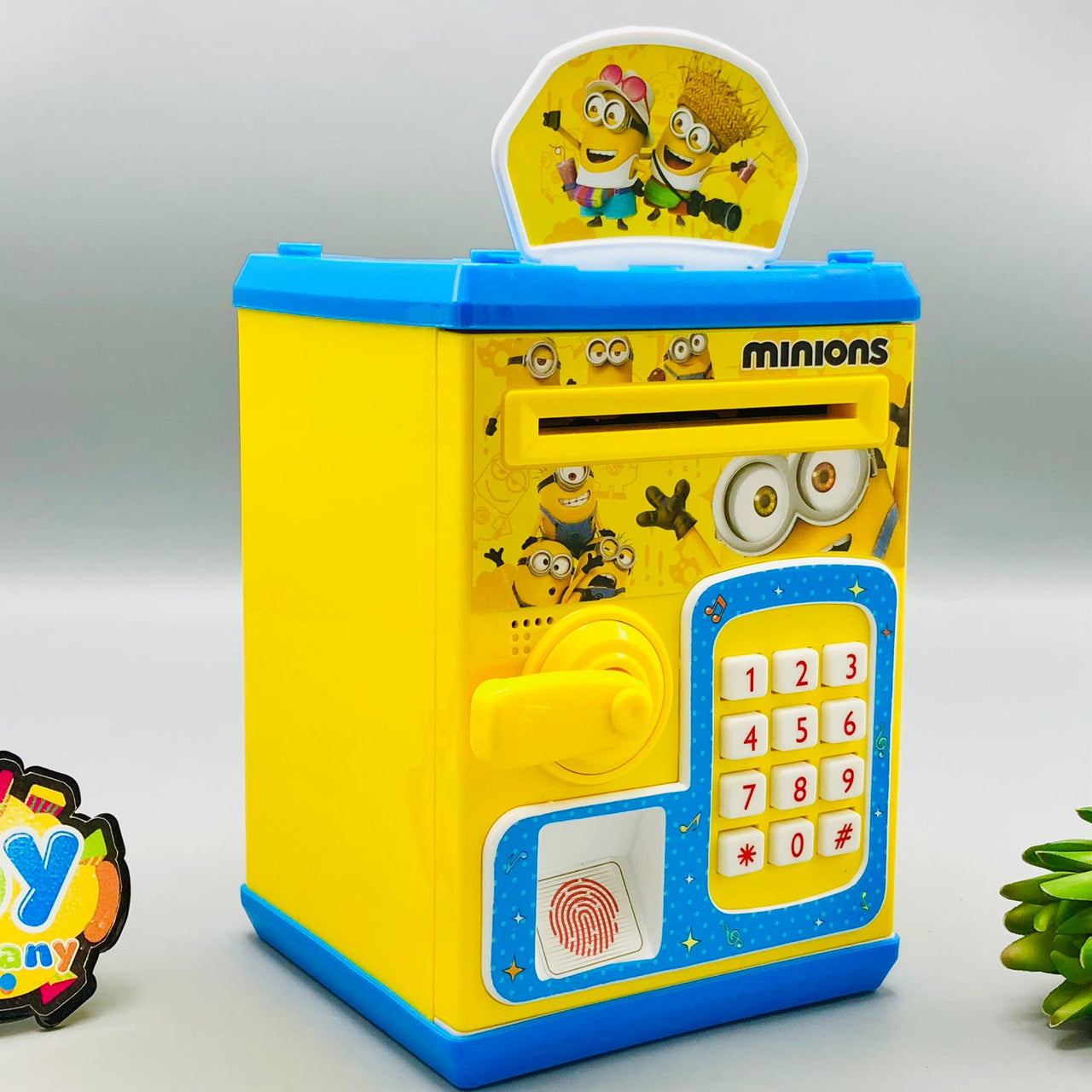Minions Fingerprint Piggy Bank With Light & Sound