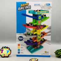 DIY 20Pcs Sliding Cars Ramp Track Set