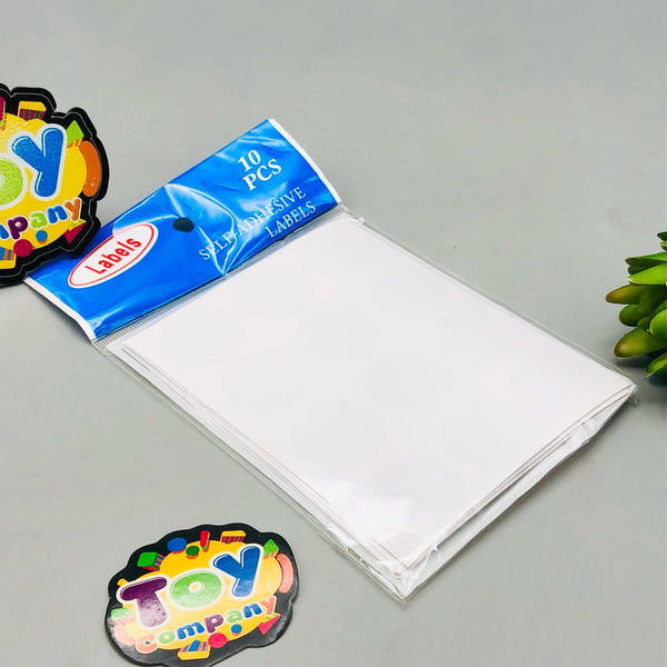 10Pcs Self Adhesive Labels