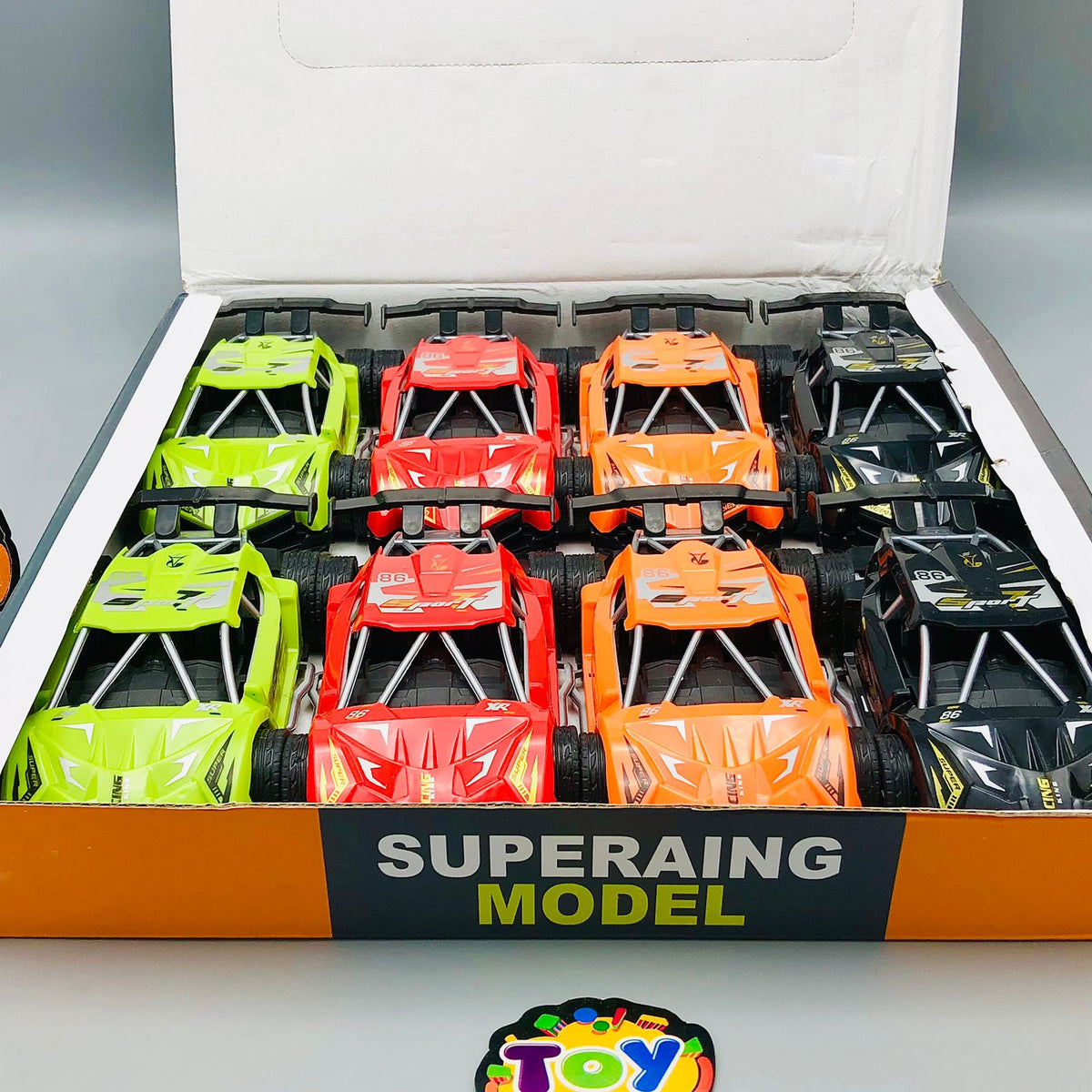 ABS Friction Pullback Racing Car - 1Pc