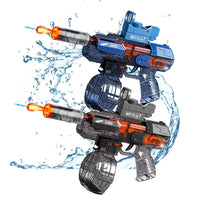 Electric SMG Water Shooting Gun With Colorful Light Silencer