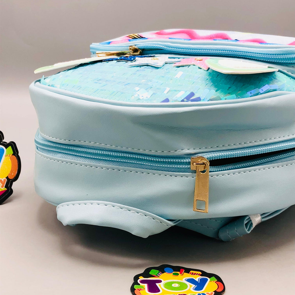 10* Inches Girls Fancy Unicorn Backpack - Blue