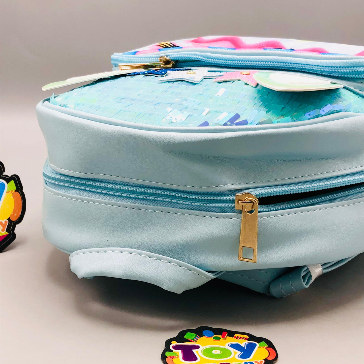 10* Inches Girls Fancy Unicorn Backpack - Blue