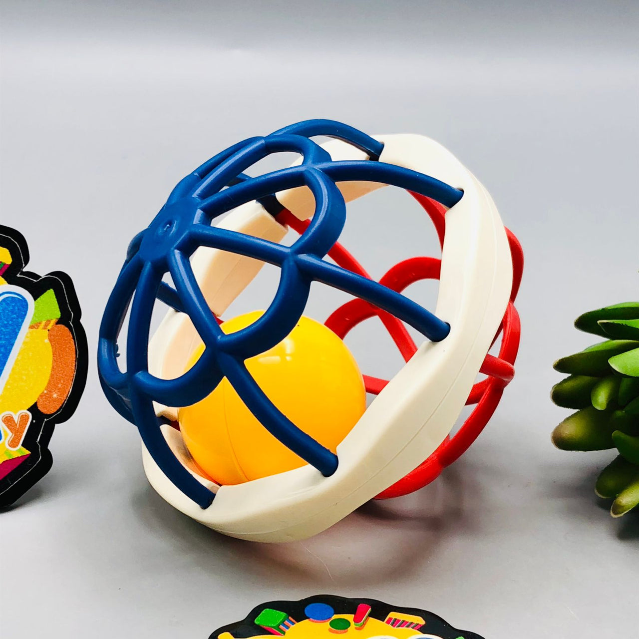 12Pcs Baby Puzzle Teether & Rattle Set