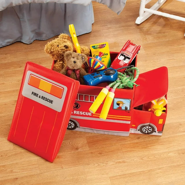 Kids Foldable Storage Box - Fire & Rescue Design