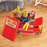 Kids Foldable Storage Box - Fire & Rescue Design