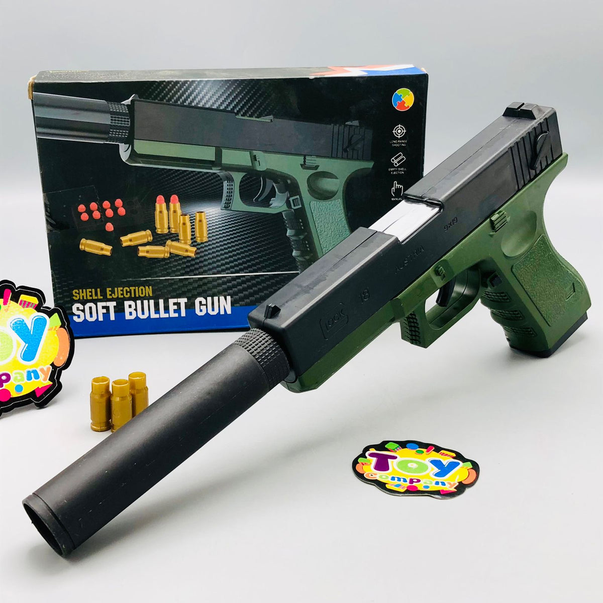 Manual Load-it Gun Glock With Shell Ejection - Without Bullets