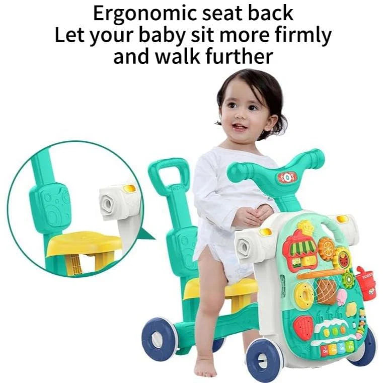 Huanger Multi-functional Baby Musical Walker & Activity Table