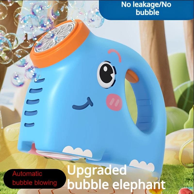 Electric Elephant Colorful Bubble Gun