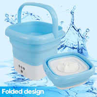 Portable Mini Washing Machine With Dryer Bucket