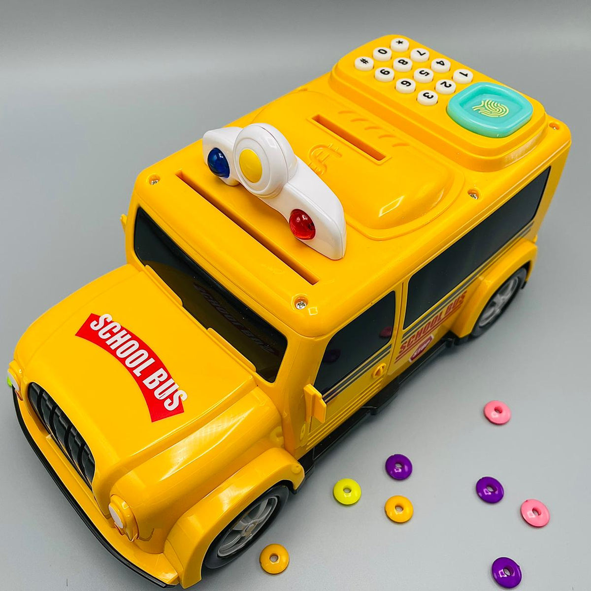Piggy Bank Money Transporter Car with Password & Fingerprint