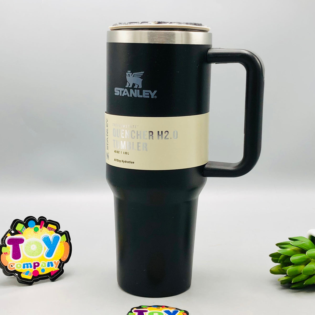 Black Stanley Insulated Tumbler With Straw - Major Fault