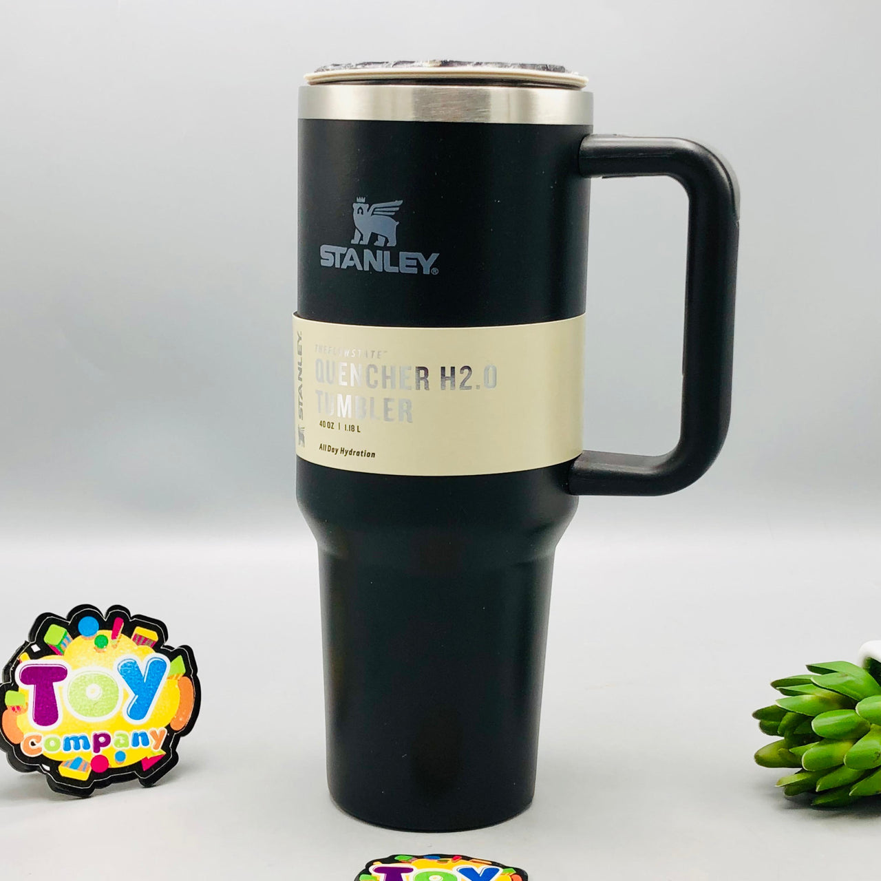 Black Stanley Insulated Tumbler With Straw - Major Fault