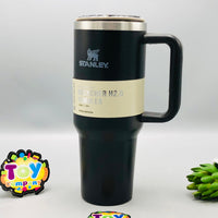 Black Stanley Insulated Tumbler With Straw - Major Fault