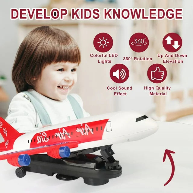 Battery Operated Airliner Toy With Light & Sound