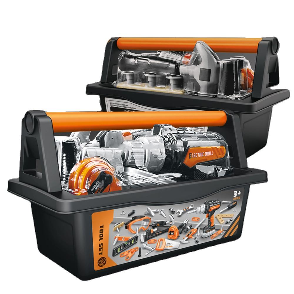 16Pcs Kids Pretend Play Tool Box