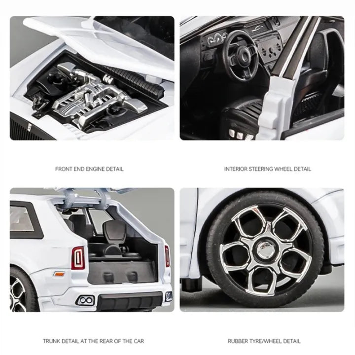 1:32 Diecast Rolls Royce Cullinan Model Car