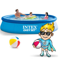 Intex Easy Set Puncture Resistant Pool - 10' x 24